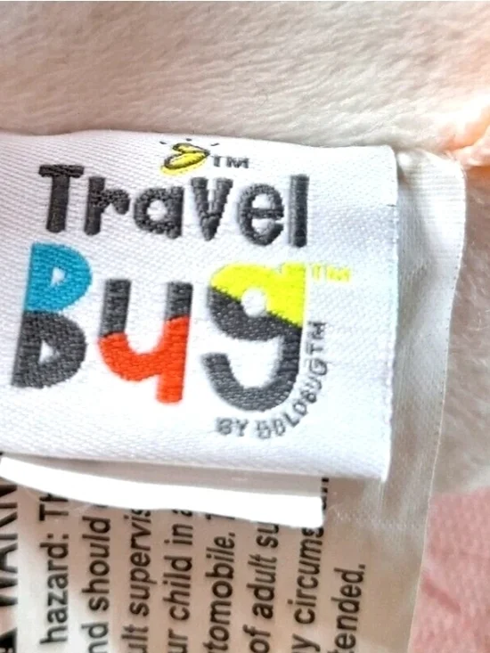 Travel Bug Toddler Safety Harness Unicorn Backpack - Pink and White - Picture 7 of 8